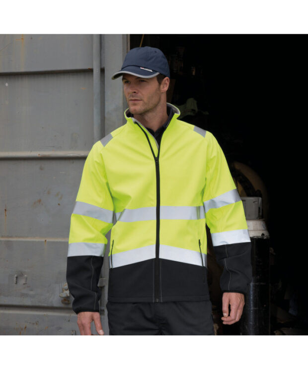 High-viz Softshell jacket lange mouwen